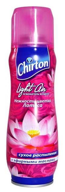 Картинка Освежитель воздуха "Нежность цветка лотоса" Chirton Light Air, 300 мл BeautyConceptPro