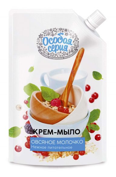 Картинка Крем-мыло жидкое питательное «Овсяное молочко» Особая серия, 500 мл BeautyConceptPro