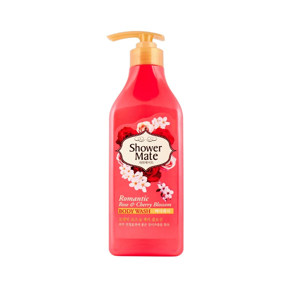 Картинка КераСис Гель для душа Shower Mate "Роза и вишневый цвет", 550 мл BeautyConceptPro