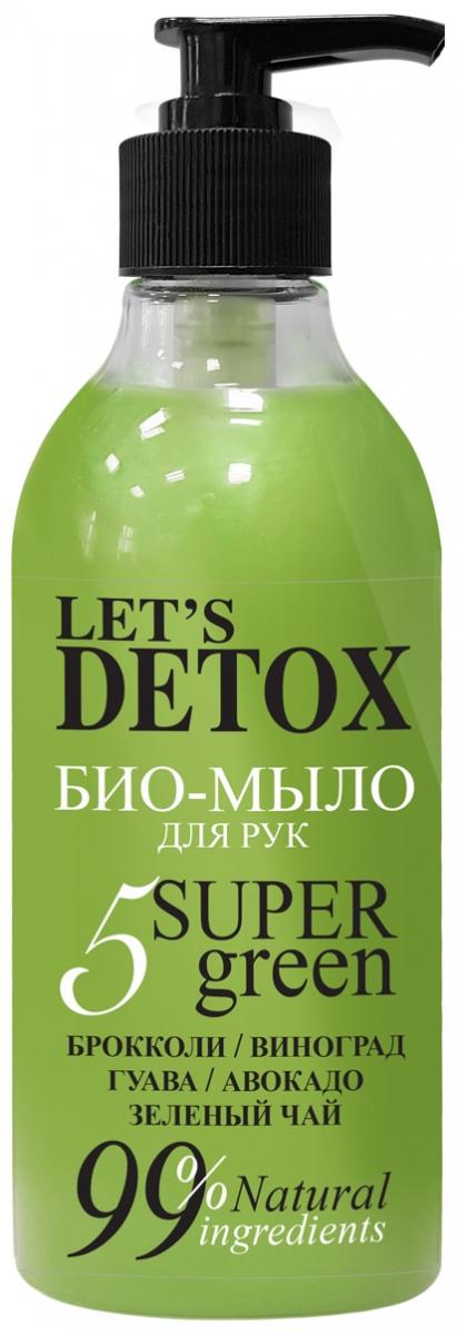 Картинка Био мыло для рук «5 Super Green» Увлажняющее брокколи/виноград Body boom, 380 мл BeautyConceptPro