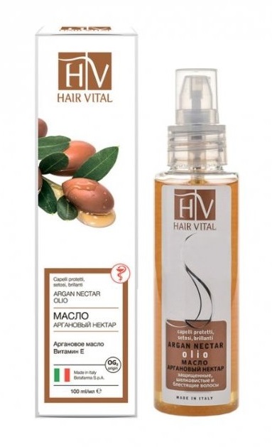 Картинка Масло аргановый нектар Hair vital, 100 мл BeautyConceptPro