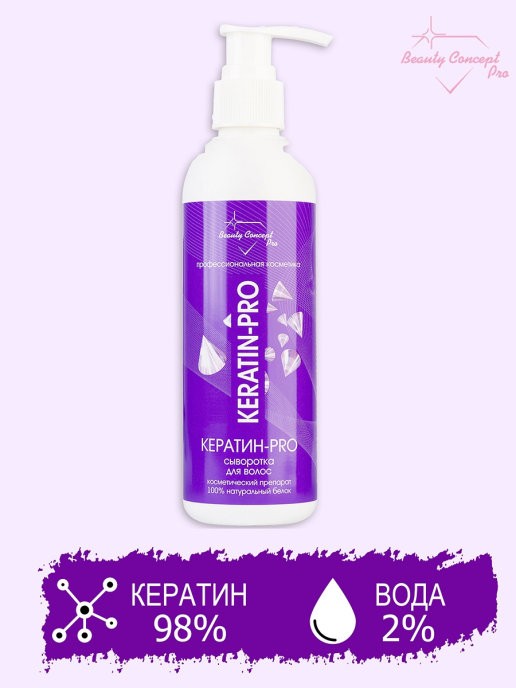 Картинка КЕРАТИН-PRO биоактивный 200 ml BeautyConceptPro