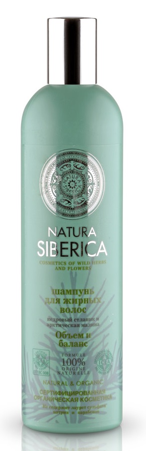 Картинка Шампунь "Объем и баланс" для жирных волос Natura Siberica, 400 мл BeautyConceptPro