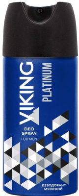 Картинка Viking дезодорант спрей для мужчин platinum 150 мл BeautyConceptPro