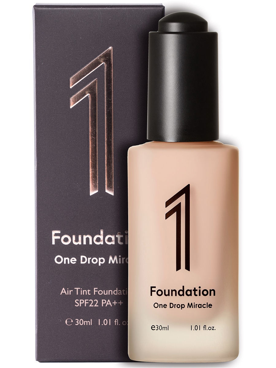 Картинка Тональная основа для лица 1 Foundation One Drop Miracle Air Tint #Y22 песочный, 30 мл BeautyConceptPro