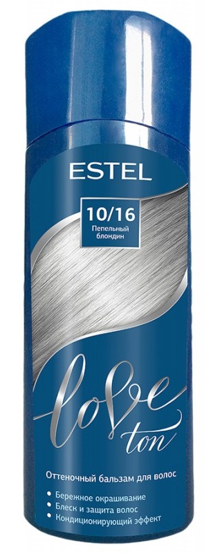 Картинка Оттеночный бальзам для волос Estel Love tone 10/16 Пепельный блондин, 150 мл BeautyConceptPro