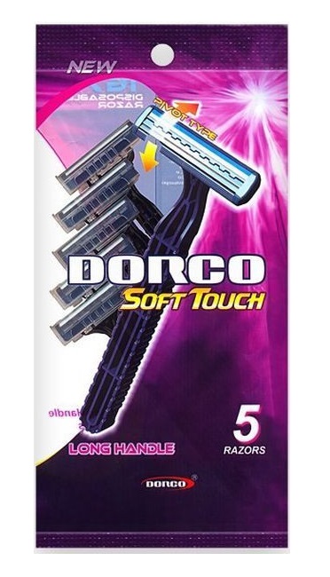 Картинка Станки одноразовые для бритья Dorco Soft Touch, 5 шт BeautyConceptPro