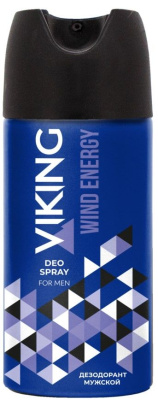 Картинка Viking дезодорант спрей для мужчин wind energy 150 мл BeautyConceptPro