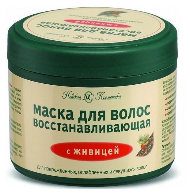 Картинка Маска для волос восстанавливающая с живицей Невская косметика, 300 мл BeautyConceptPro