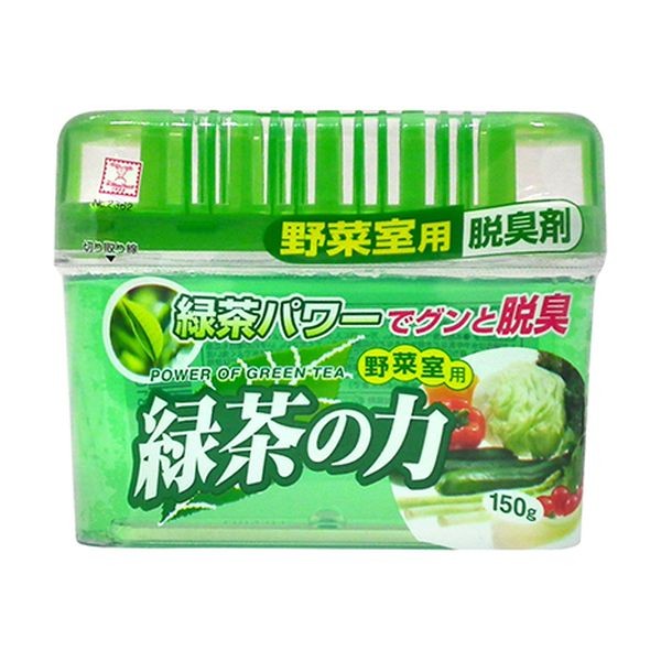 Картинка KOKUBO Поглотитель неприятных запахов для овощного отделения холодильника с экстрактом зеленого чая, 150 гр. BeautyConceptPro
