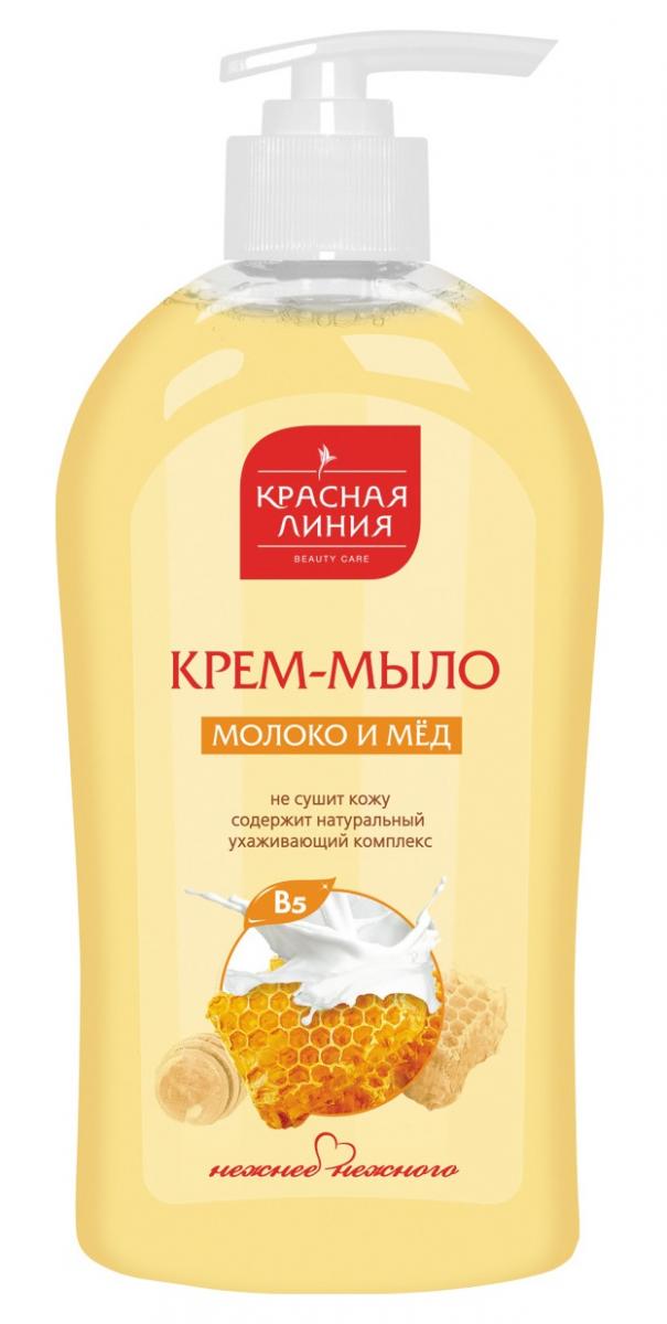Картинка Жидкое мыло Молоко и мед Красная Линия, 520 гр BeautyConceptPro