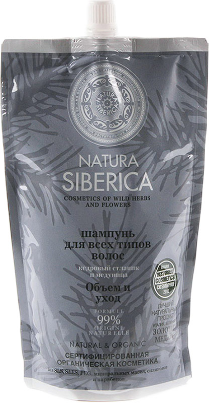 Картинка Шампунь "Защита и энергия" для уставших и ослабленных волос Natura Siberica, 500 мл BeautyConceptPro
