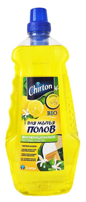 Картинка Чистящее средство для мытья пола Лимон Chirton, 2 л BeautyConceptPro