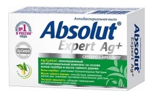 Картинка Мыло туалетное антибактериальное Серебро + эвкалипт Absolut, 90 гр BeautyConceptPro