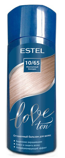 Картинка Оттеночный бальзам для волос Estel Love tone 10/65 Жемчужный блондин, 150 мл BeautyConceptPro