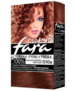 Картинка Fara Classic Краска для волос 510А Красное дерево светлый BeautyConceptPro