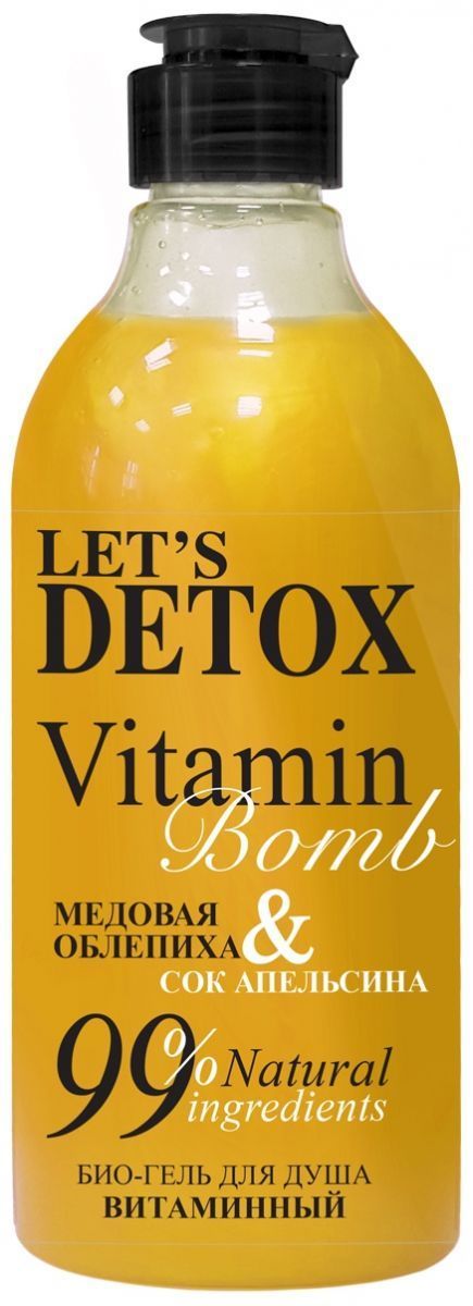 Картинка Био гель для душа "Vitamin Bomb" Витаминный медовая облепиха Body Boom, 380 мл BeautyConceptPro