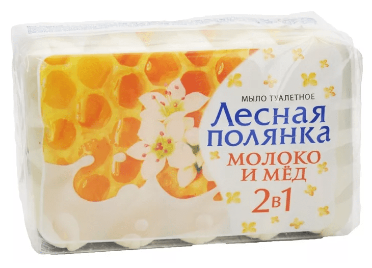 Картинка Крем-мыло Лесная Полянка "Молоко и мёд", 5*75 гр. BeautyConceptPro