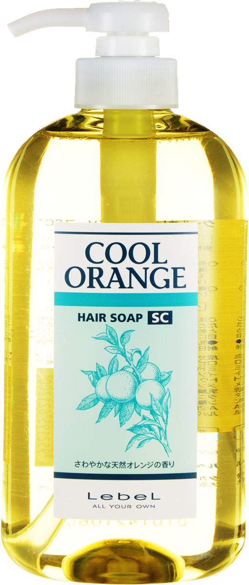 Картинка Шампунь для волос «Супер Холодный Апельсин» Lebel Cool Orange Hair Soap Super Cool, 600 мл BeautyConceptPro