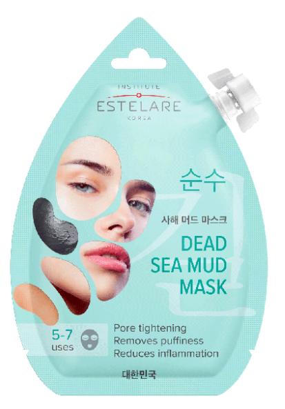 Картинка Estelare Маска с грязью мертвого моря для лица Успокаивающая, 20 мл BeautyConceptPro