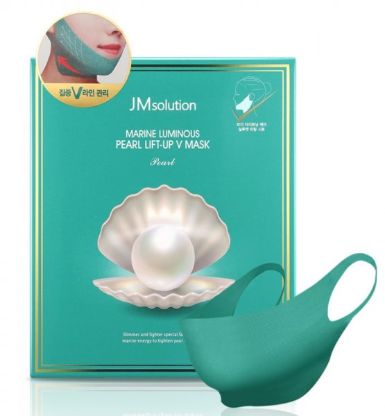 Картинка Маска для подтяжки контура лица с протеинами жемчуга JMsolution, 25 гр BeautyConceptPro