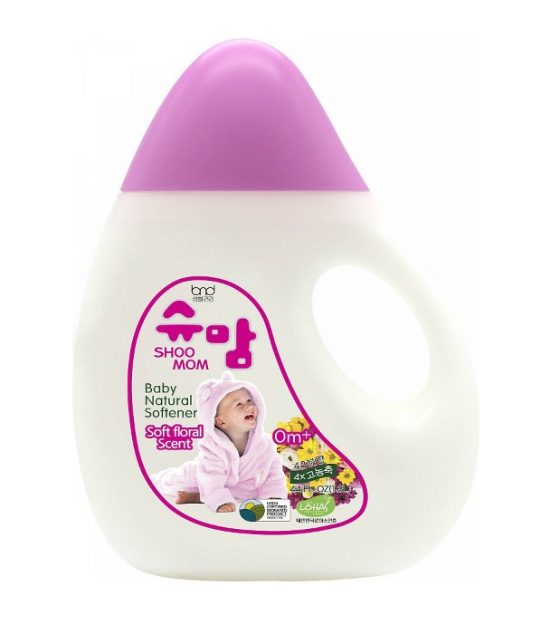 Картинка Кондиционер для детского белья с цветочным ароматом, концентрированный Shoomom, 1.3 л BeautyConceptPro