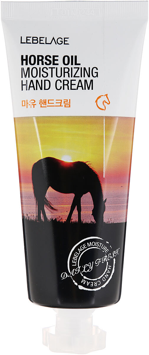 Картинка Крем для рук увлажняющий с лошадиным маслом Lebelage Moisturizing Hand Cream Horse Oil, 100 мл BeautyConceptPro