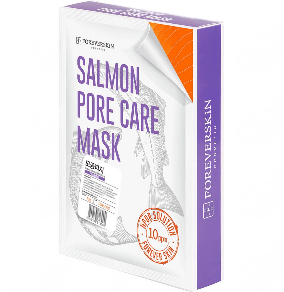 Картинка Набор масок для лица сужающих поры Foreverskin Salmon Pore Care, 10*25 мл BeautyConceptPro