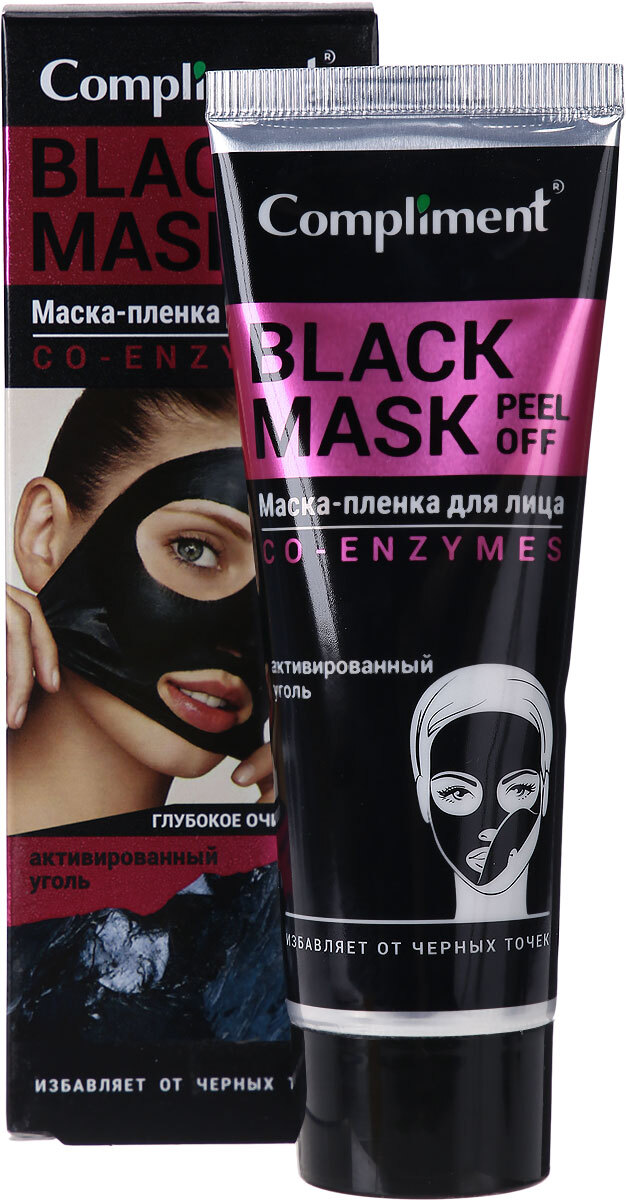 Картинка Маска-пленка для лица Co-enzymes Compliment Black Mask, 80 мл BeautyConceptPro