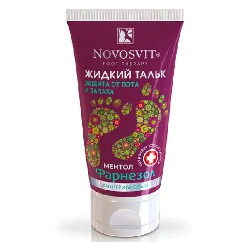 Картинка Novosvit (новосвит) тальк жидкий фарнезол защита от пота и запаха 50мл BeautyConceptPro