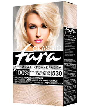 Картинка Fara Classic Краска для волос 530 скандинавский блондин BeautyConceptPro