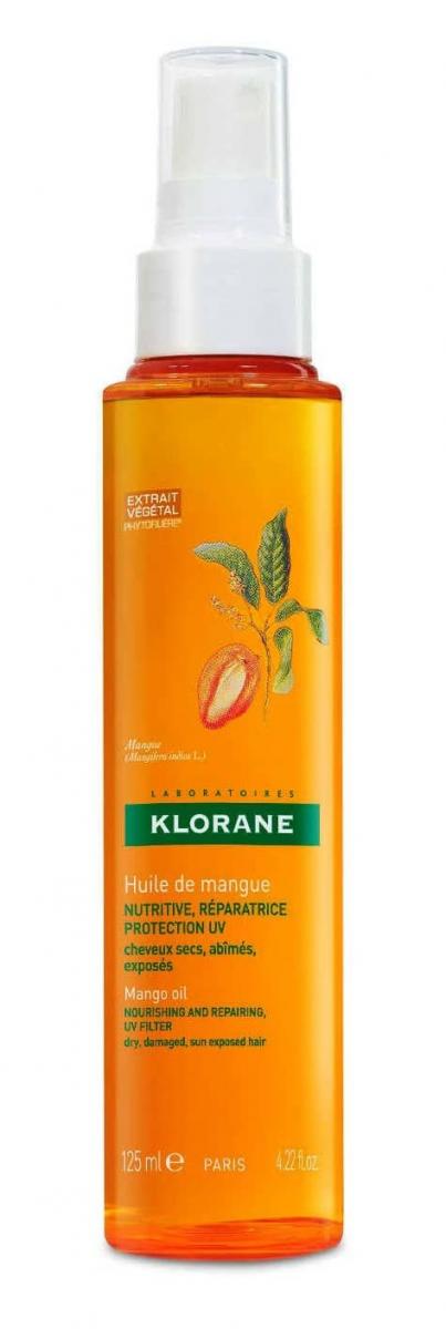 Картинка Защитное масло для волос Klorane для сухих волос с маслом манго, 125 мл BeautyConceptPro