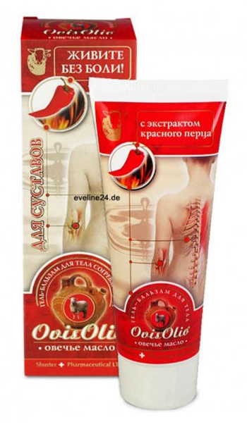 Картинка Гель-бальзам с экстрактом красного перца Овечье масло, 70 г BeautyConceptPro