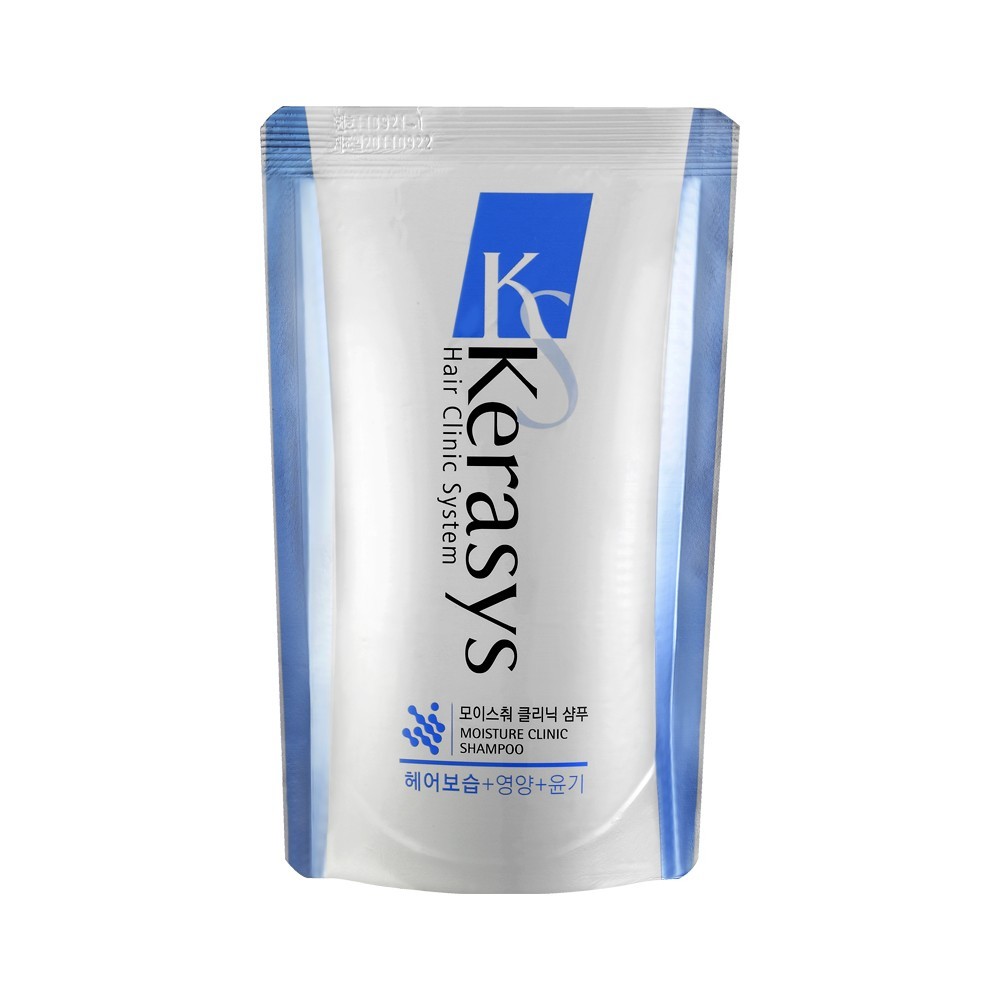 Картинка KeraSys Увлажняющий шампунь для секущихся волос (сменная упаковка), 500 мл BeautyConceptPro