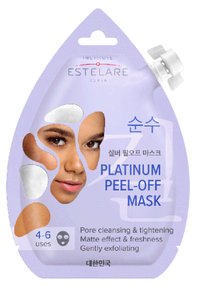 Картинка Estelare Платиновая маска-пленка для лица Матирующая, 20 мл BeautyConceptPro