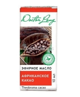 Картинка Масло эфирное Африканское какао Dr long, 10 мл BeautyConceptPro