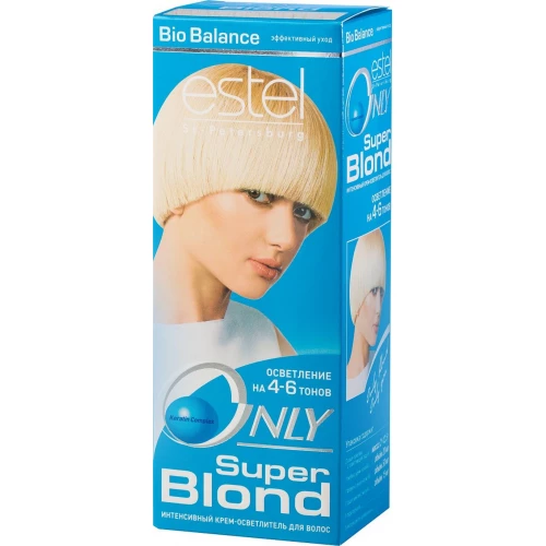 Картинка Крем-осветлитель для волос Only Super Blond (Онли Супер Блонд) на 4-6 тонов BeautyConceptPro