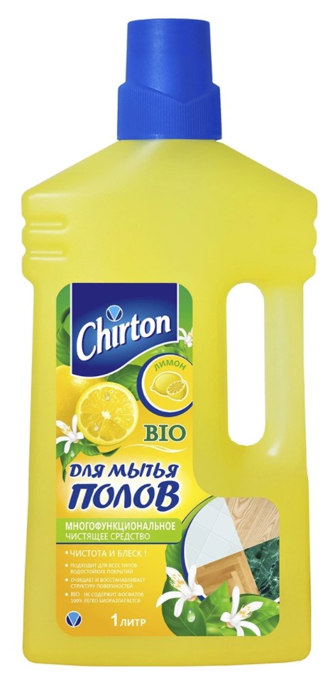 Картинка Чистящее средство для мытья пола Лимон Chirton, 1 л BeautyConceptPro