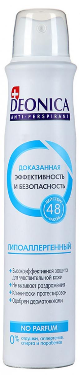 Картинка Дезодорант антиперспирант аэрозоль Гипоаллергенный Deonica, 200 мл BeautyConceptPro