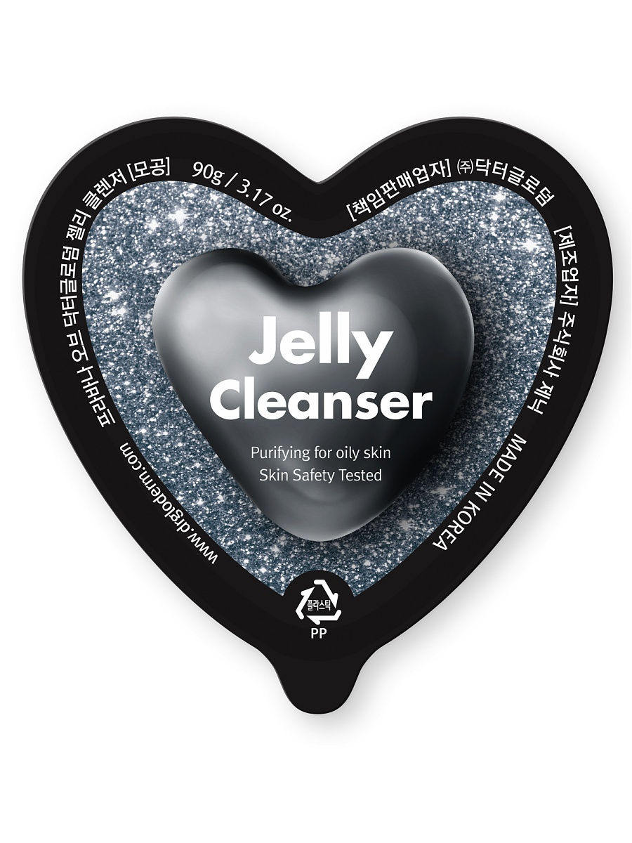 Картинка Очищающее мыло-желе для жирной и комбинированной кожи Dr.Gloderm Jelly Cleanser for oily skin, 90 гр BeautyConceptPro
