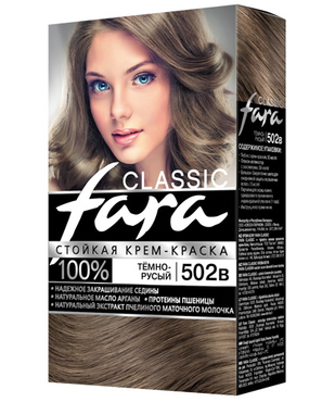 Картинка Fara Classic Краска для волос 502В Темно-русый BeautyConceptPro