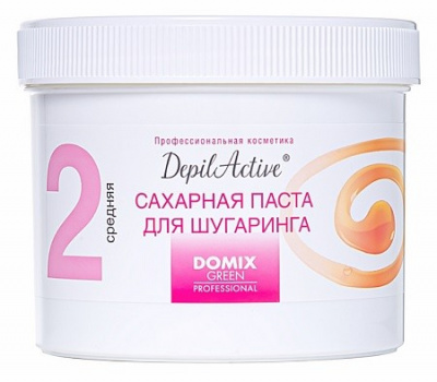 Картинка Domix Green Professional паста для депиляции сахарная средняя DepilActive 650г BeautyConceptPro