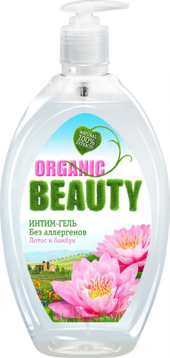 Картинка Organic Beauty Интим-гель Лотос и Бамбук, 500 мл BeautyConceptPro