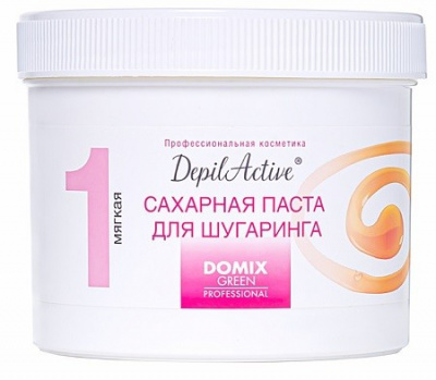 Картинка Domix Green Professional паста для депиляции сахарная мягкая DepilActive 650г BeautyConceptPro