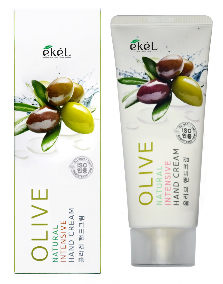 Картинка Крем для рук с оливой Ekel Natural Intensive Hand Cream Olive, 100 мл BeautyConceptPro