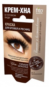 Картинка Крем-хна для бровей и ресниц Фитокосметик Горький шоколад 10г BeautyConceptPro