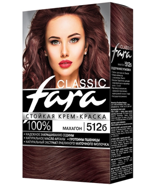 Картинка Fara Classic Краска для волос 512Б Махагон BeautyConceptPro