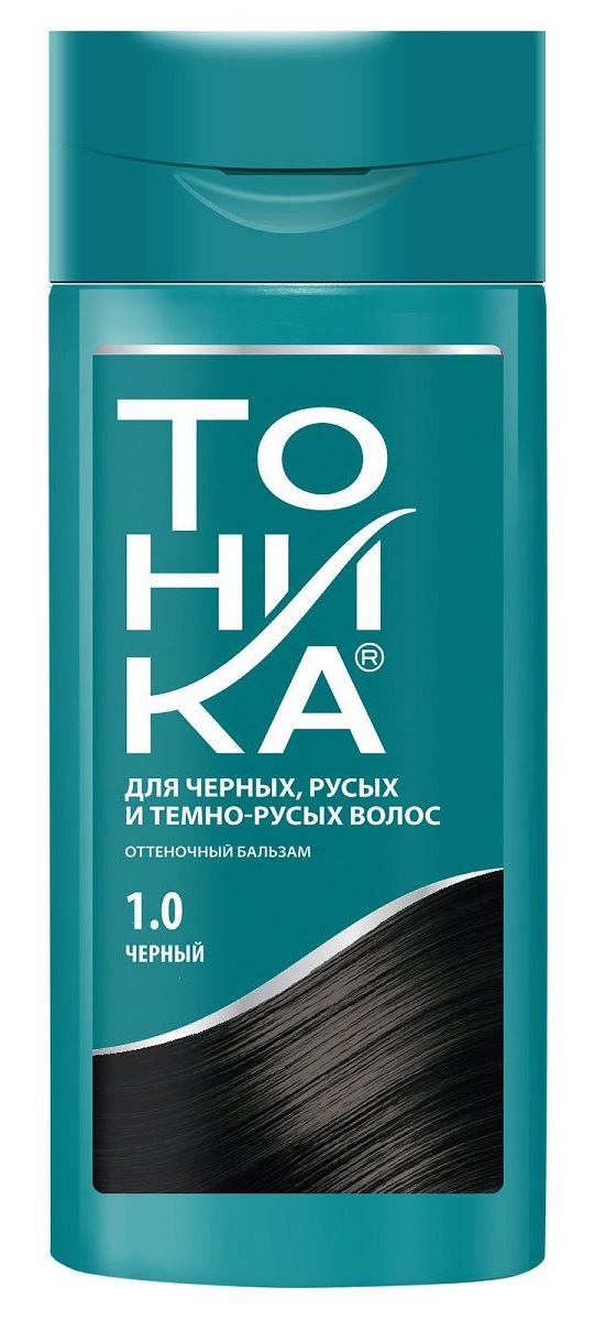 Картинка Тоника Оттеночный бальзам для волос 1.0 Чёрный, 150 мл BeautyConceptPro