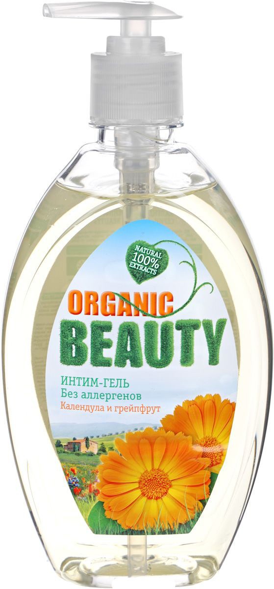 Картинка Organic Beauty Интим-гель Календула и Грейпфрут, 500 мл BeautyConceptPro