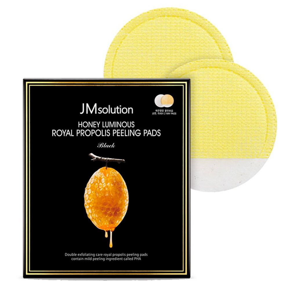 Картинка Очищающие пилинг-пады JMsolution Honey Luminous Royal Propolis Peeling Pads, 7гр BeautyConceptPro
